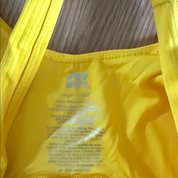 JoyLab Sunny Yellow Activewear Top - Picture 2 of 4